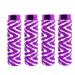 Mantain Bike Foot Pegs,Two Pairs 4" Length Aluminum Alloy Cylinder Anti-Skid S Stripes Fit 3/8 inch Axles Purple