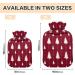 KCL Deci 2L Hot Water Bottle with Christmas Snowflake Cover - Foot Warmer & Pain Relief for Heat and Cold Therapy - Buy Online on GoSupps.com