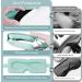 2 Pack 100% Light Blocking 3D Contoured Sleep Mask for Men and Women - Wide Adjustable Strap - Ideal for Travel/Shift Work - Black+Blue - Buy Online on GoSupps.com