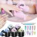 3D Nail Gel 3D Nail Molding Gel | 5 Colors Nail Solid Builder Carving Gel - Non Stick Manicure Set with Carving Pen for Moulding Constructio - Buy Online on GoSupps.com