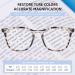 2 Pack Round Reading Glasses for Women with Spring Hinge, Red & Multicolor, 3.0x - Buy Online on GoSupps.com