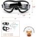 Trirock Dog Goggles and Sunglasses Prevention from ultraviolet UV rays for medium to large breeds pets for dogs w/Chin Strap - Buy Online on GoSupps.com