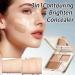 3-Color Cream Contour Palette Full Coverage Concealer Natural Shade - Long-Lasting Foundation Concealer for Blemishes Redness and Skin. - Buy Online on GoSupps.com