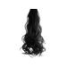 Clip In Extensions | Black Wavy Curly Hair Set 60cm | 7 Thickening Hairpieces for Volume - Buy Online on GoSupps.com