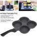 sovpo Aluminum Breakfast Pan Non Stick Aluminum 4 Hole Pancake Omelet Eggs Pan Frying Pot Breakfast Maker Kitchen Utensil - Buy Online on GoSupps.com