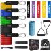 Resistance Bands Exercise Bands Resistance Bands for Working Out Work Out Bands with Handles for Men and Women Fitness Strength Training Home Gym Equipment (Assorted) - Buy Online on GoSupps.com