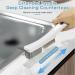 Steel Wire Brush - Portable Grout Cleaning Brush | Wire Brush Scraper Scrubber | GAPP Cleaning Brush with Scraper for Home Dirt Removal Gadgets for Faucets Drains White Refer to description - Buy Online on GoSupps.com