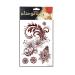 Adecco LLC 6 Sheets Flower Temporary Henna Tattoos - Fashion Flash Women Waterproof Red Ink Body Art Stickers - Buy Online on GoSupps.com