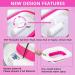 IRWPITW Electric Sitz Bath for Hemorrhoids & Postpartum Care - Collapsible Red Hip Bath Bowl with Sitz Bath Salts - Yoni Vagina Wash Basin - Buy Online on GoSupps.com