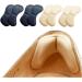 4 Pairs Heel Insoles Pads - Pain Relief Cushions for Feet Care | Adhesive Back Stickers - Ideal Shoe Inserts (Beige - Buy Online on GoSupps.com