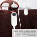 Haofy Heating Blanket - Soft Flannel Fast Heating & Automatic Shutdown Washable EU 230V - Perfect Winter Comfort - Buy Online on GoSupps.com