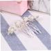 DOITOOL 1pc Bridesmaid Hair Accessories Headpiece Alloy Hair Comb Special Occasion Hair Accessories Tiara Comb for Bridal Womens Hair Accessories Pearl Comb Alloy Comb Miss - Buy Online on GoSupps.com
