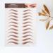 Autocollants pour Sourcils Marron Waterproof 12 Feuilles Effet 6d R aliste pour Maquillage Femmes Sourcils Asym triques Mise Facile - Buy Online on GoSupps.com