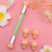 Greoer Nail Art Sponge Brush Applicator with 4 Replacement Heads - Ombre Sponge Nail Design Tool for UV Gel and False Nails - Green - Buy Online on GoSupps.com