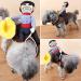 T2Y Cowboy Rider Dog Costume - Halloween Knight Style Clothes for Medium and Large Dogs with Doll and Hat - Buy Online on GoSupps.com