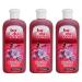 Pack of 3 Badusan bath additive bubble bath cherry 3 x 500 ml