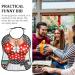 Ciieeo Women's Funny Adult Bibs - Washable Clothing Protectors for Elderly - Gag Gifts for Eating and Feeding - Ladies Gifts - Buy Online on GoSupps.com