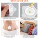 Amijoux 30-Piece Self-Adhesive Castor Oil Pack Set | Navel Plasters & Anti-Seepage Compress | Spunlace Fabric Pads for Effective Relief - Buy Online on GoSupps.com
