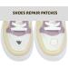 Shoe Heel Repair Patch Kit White Sneaker & High Heel Repair Set for Leather & Sports Shoes (2 Pairs - Buy Online on GoSupps.com