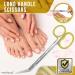 Medipaq Yellow Long Handle Toenail Scissors with Free Nail File - Ideal for Tough Toenails - Extra Leverage for Elderly & Limited Mobility - Buy Online on GoSupps.com