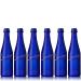 Saratoga Sparkling Spring Water, 12oz Cobalt Blue Glass Bottle (Pack of 6, Total of 72 Fl Oz)