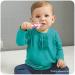 Mam Learn to Brush Set - Baby Toothbrush for 5+ Months | Long Handle Children's Toothbrush in Pink | Ideal for Training Good Oral Hygiene - Buy Online on GoSupps.com