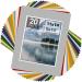 Mat Board Center, Pack of 20 11x14 MIXED COLORS White Core Picture Mats for 8x10 Photos pictures and prints. 11x14 for 8x10