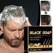 Emberless Beard - Reverse Emberless Gray Hair | Natural Gray Hair Coverage Bar Shampoo | Solid Plant-Based Cleanser for Beard Scalp Sideburns and Thinning Hair - Buy Online on GoSupps.com