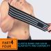Professional Grade Wrist Wraps 2 Pack - Support Braces for Powerlifting Strength Training Bodybuilding & Crossfit - Unisex Black & Gray - Buy Online on GoSupps.com