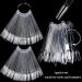 150 Pcs Clear Nail Swatch Sticks with Ring - Ballerina Practice Tips for Nail Techs | Perfect Nail Polish Display Samples - Buy Online on GoSupps.com