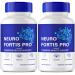 Vitavault Neuro Fortis Pro Brain Supplement - Neuro Fortis Pro Official Formula - NeuroFortis Pro Extra Strength with Ginkgo Biloba Extract Siberian Ginseng Extract - NeuroFortisPro Reviews (2 Pack)