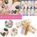 800+ Gold Nail Micro Caviar Beads & Charms Kit with Tweezers - 3D Nail Art Decorations & Accessories - Buy Online on GoSupps.com