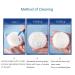 Large Fluffy Powder Puff - Pure Cotton Face Makeup Puff for Loose Powder | Honey Cushion Puff with Transparent Box - Buy Online on GoSupps.com