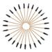100pcs Bamboo Handle Eyelash Brush & Mascara Wands - Disposable Eye Lash Extensions & Eyebrow Applicator - Black - Buy Online on GoSupps.com