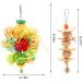 Bac-kitchen Parrot Cage Toys - 5 Pack Shredder & Foraging Hanging Toy Set for Budgie, Lovebirds, and Conures - Buy Online on GoSupps.com