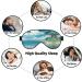 Seashells On The Beach Print Unisex Sleep Eye Mask - Soft Comfort Eye Shade Cover for Travel Yoga & Shift Work - Buy Online on GoSupps.com