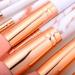 10-Piece Pink Kabuki Makeup Brush Set - Synthetic Eyeshadow Primer Powder Blush & Contour Brushes for Flawless Application | International Shipping - Buy Online on GoSupps.com