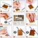 240 Sets Leather Rivets Double Cap Rivet Tubular - 4 Colors 3 Sizes Metal Studs with Setting Tool Kit | Leather Craft/Shoes/Bags/Belts Repair - Buy Online on GoSupps.com