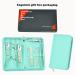 Professional Manicure Pedicure Set - 12 Piece Nail Clippers Toenail Clippers Kit with Green Travel Case - Buy Online on GoSupps.com