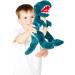Zappi Co Ultra Soft T-Rex Dinosaur Plush Toy - 28cm Length - Eco-Friendly Newborn Gift - Buy Online on GoSupps.com