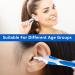 Upgraded 360 Spiral Silicone Ear Cleaner Kit - Ear Wax Remover with 16 Washable Heads for Kids & Adults - Best Ear Cleaning Solution - Buy Online on GoSupps.com