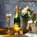 JOLLY CHEF 100 Pack Gold Glitter Plastic Champagne Flutes - Disposable 4.5 Oz Glasses for Wedding, Thanksgiving, Christmas - 4.5-Glitter-100 - Buy Online on GoSupps.com