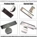 GREBSTK 4 Piece Wood Chisel Tool Sets Sturdy Chrome Vanadium Steel Chisel Woodworking Tools with Leather Bag  4PCS  1/4 inch 1/2 inch 3/4 inch 1 inch Regular Size Grip - Buy Online on GoSupps.com