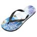 Mnsruu Christmas Flip-Flops - Snowman & Snowflakes Sandals for Men & Women | XS Multicolored Travel Slippers for Hotel & Spa - Buy Online on GoSupps.com