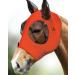 Harrison Howard Super Comfort Stretchy Fly Mask Large Eye Space with UV Protection Skin with Breatathability Orange M Medium Orange