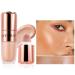 Beliky Girl Liquid highlighter face bronzer with pillow applicator natural shimmer finish light cream and gradient brightening face makeup #Eros