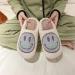 FACAXEDRE Retro Smile Face Slippers - Soft Plush Unisex House Slippers - Green - Buy Online on GoSupps.com