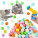 NHYDZSZ Cat toys 100 balls soft cat balls cat toy balls interactive cat toys ball cat toy toys for cats and kitten noiseless cat toys for indoor