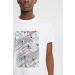 ESPRIT Jersey T-Shirt with Front Print - Stylish Women's Top in White | International Shipping Available - Buy Online on GoSupps.com
