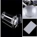 Luckxing Clear Jelly Silicone Nail Stamp Set - Transparent Marshmallow Tool for DIY Manicure Printing - Buy Online on GoSupps.com